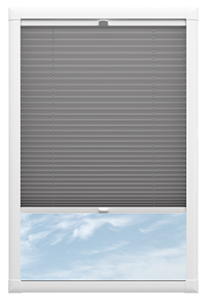 Pleated, Bark - Perfect Fit Blind